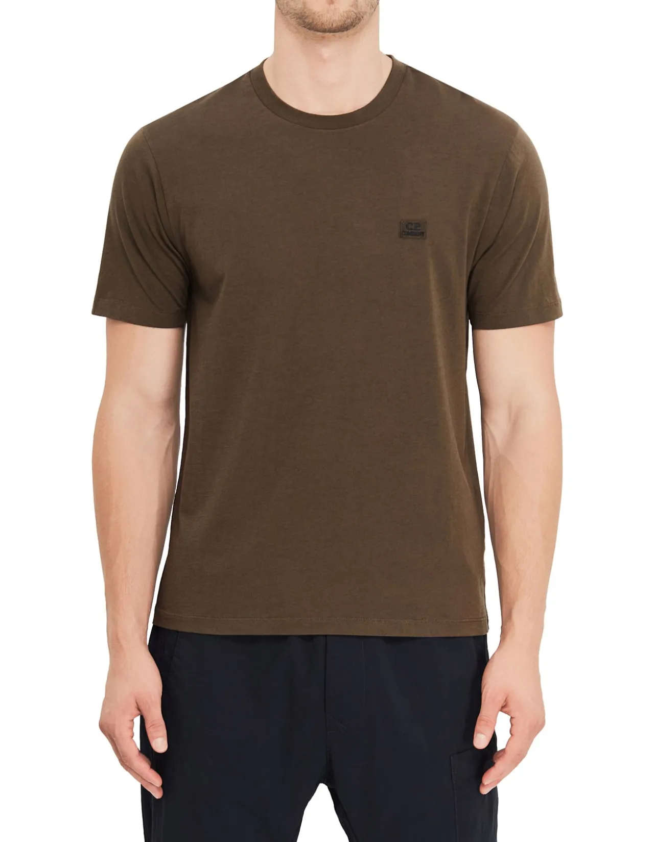 30/1 JERSEY SHORT SLEEVE LOGO PATCH T-SHIRT