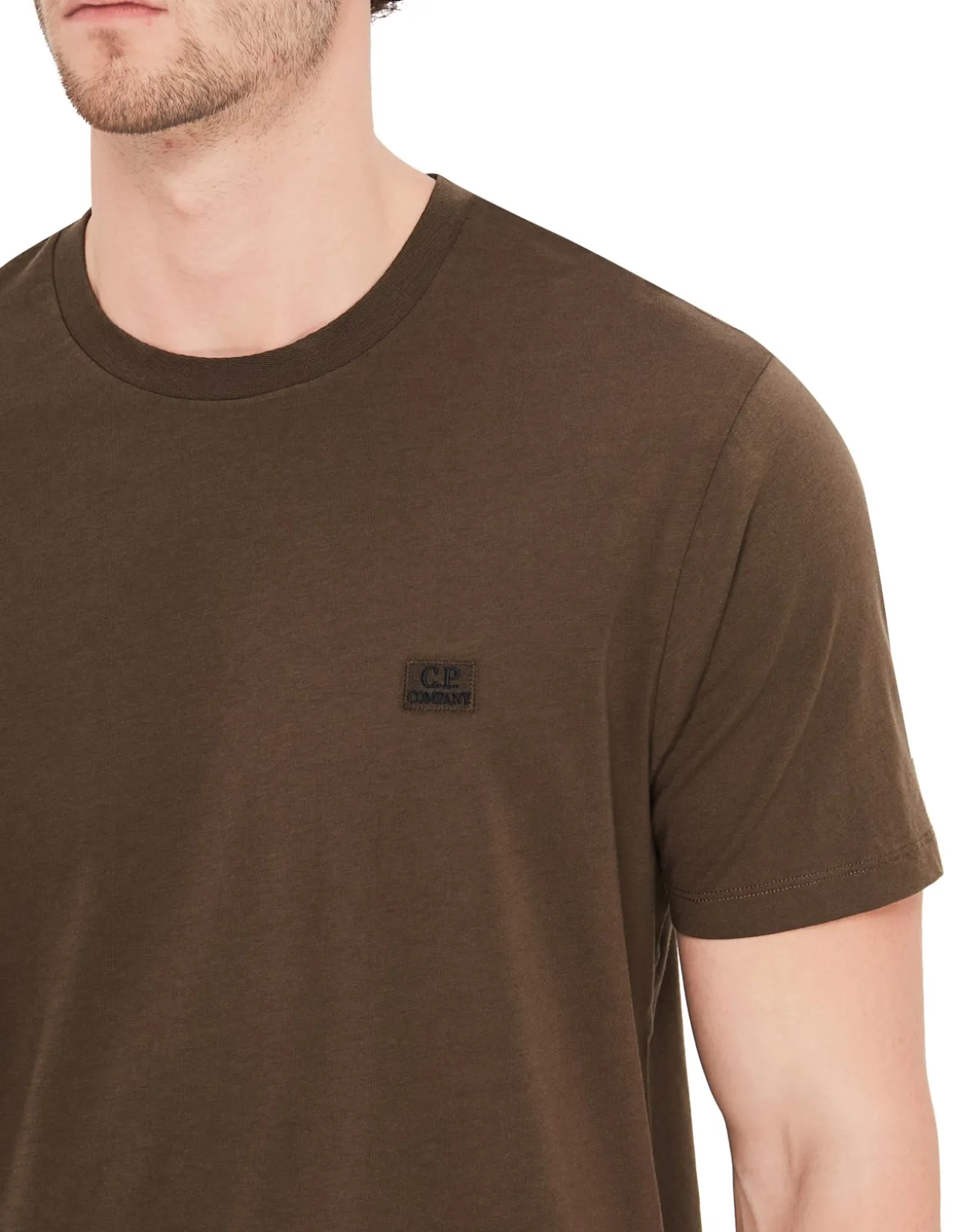 30/1 JERSEY SHORT SLEEVE LOGO PATCH T-SHIRT