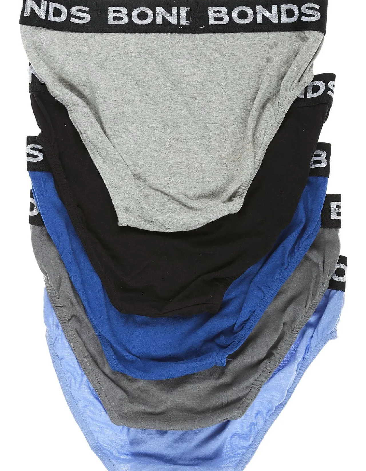 5 PACK ELAST WAIST BRIEF