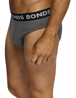 5 PACK ELAST WAIST BRIEF