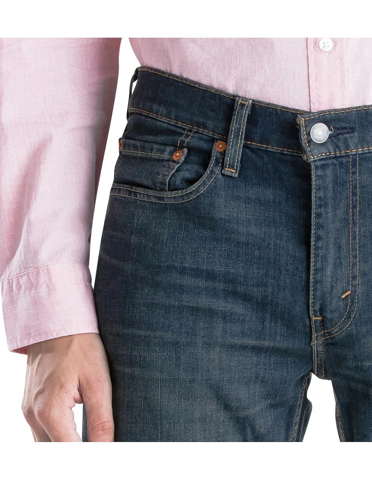 514 Slim Straight Dark Wash Men¿s Jeans