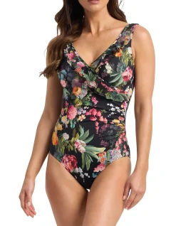 Abbie Mesh Frill One Piece
