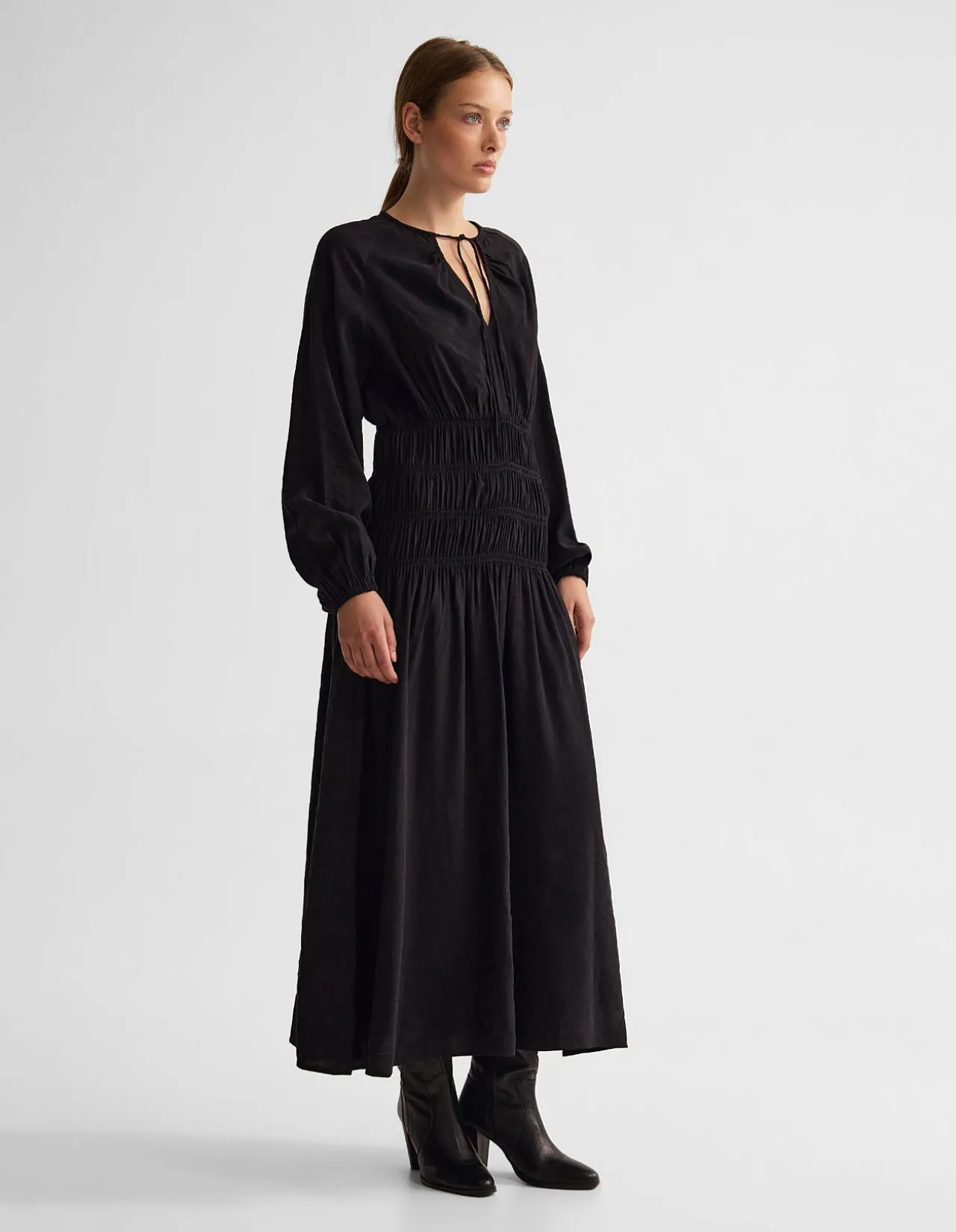 ADDISON RAYON BLEND DRESS