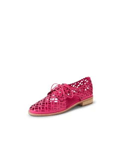 ADDYST Cut Out Leather Lace Up Flats