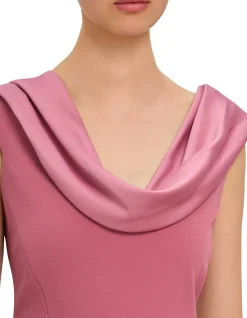 ADELE DRAPED NECKLINE MAXI DRESS