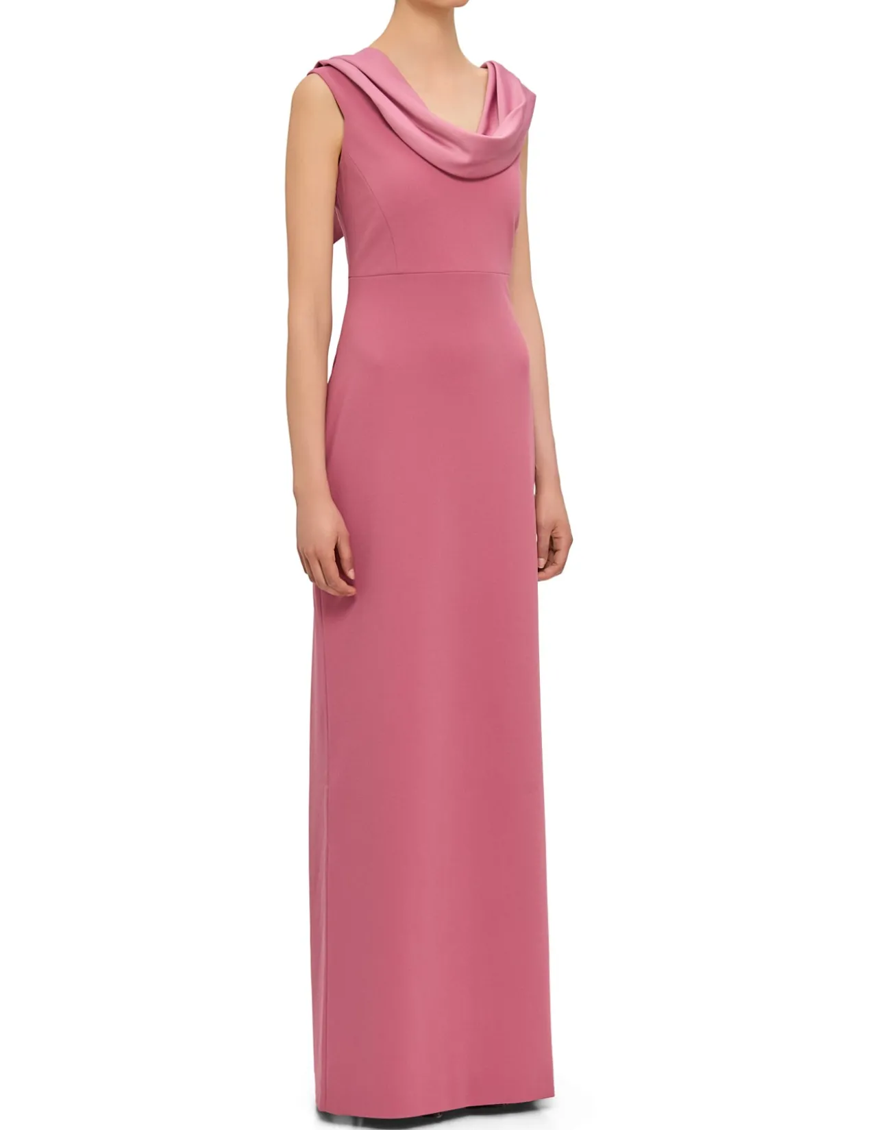 ADELE DRAPED NECKLINE MAXI DRESS