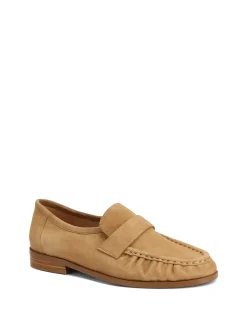 Adriel Fawn Suede Leather Loafer