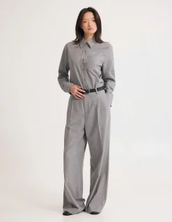 ADRIENNE EURO FABRIC OVERSIZE SHIRT