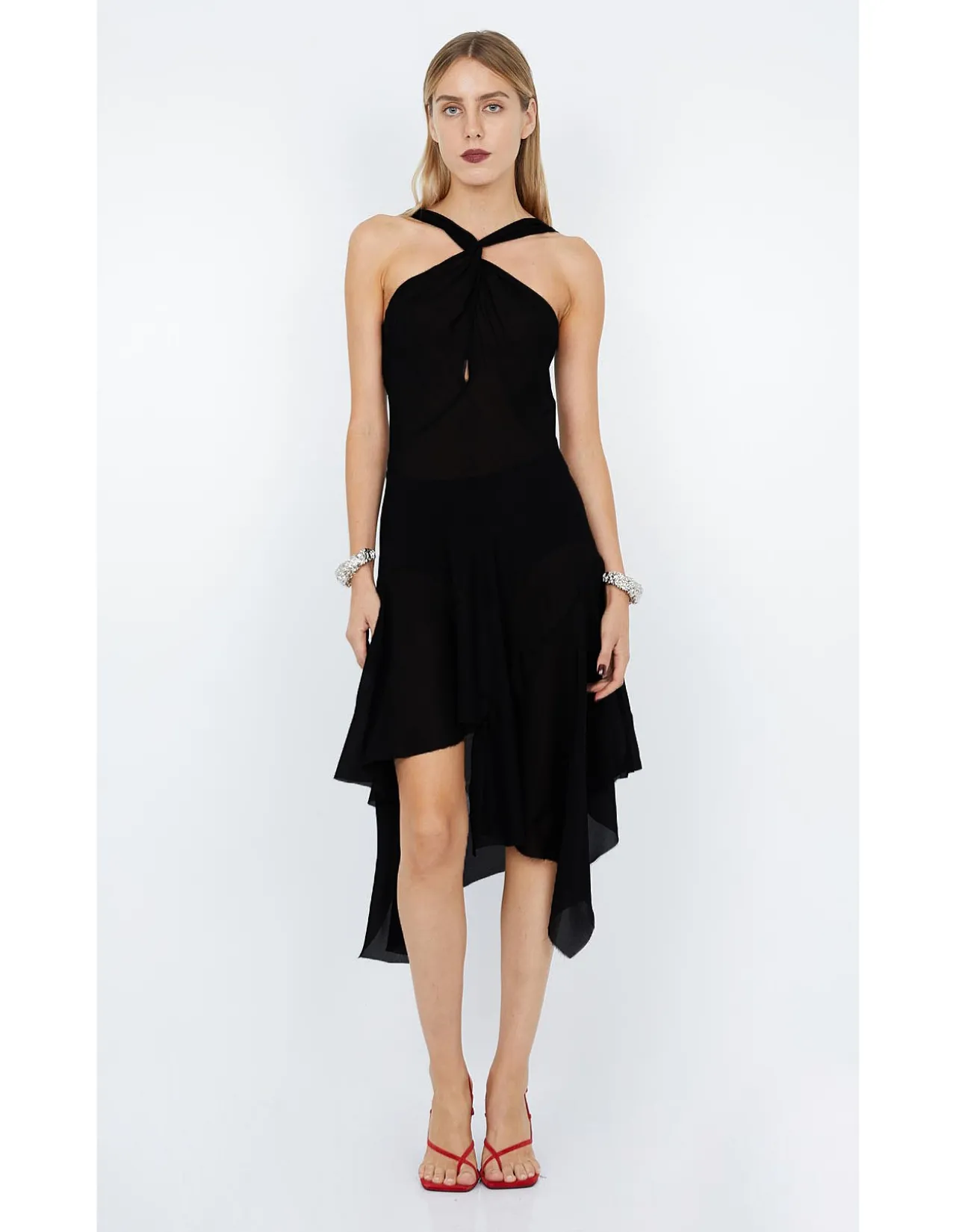 AIDA HALTER DRESS