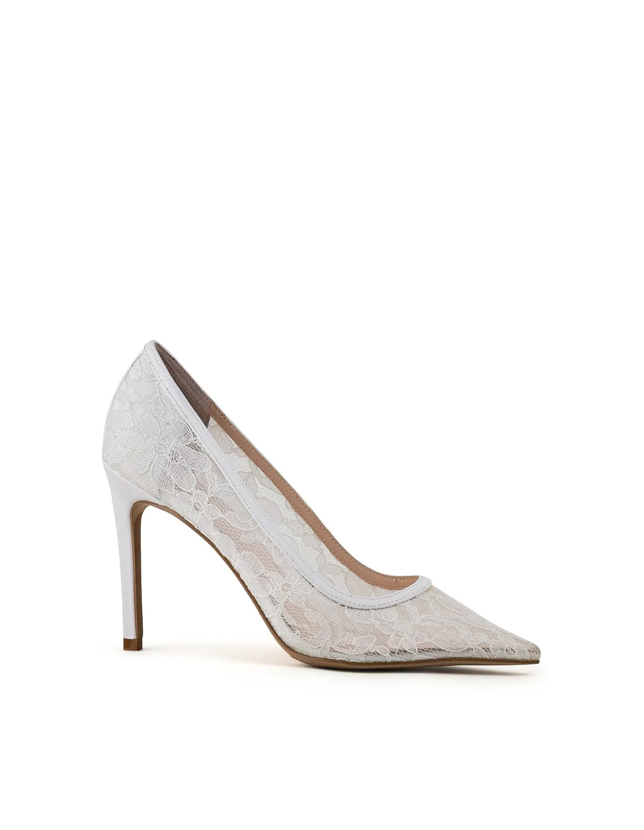 AILEEN100 LACE STILETTO PUMP