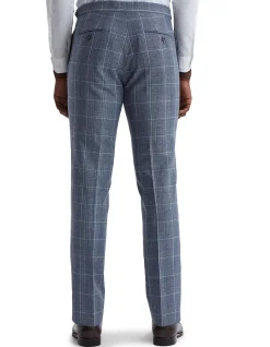 Aintree Prince Of Wales Check Trouser Indigo