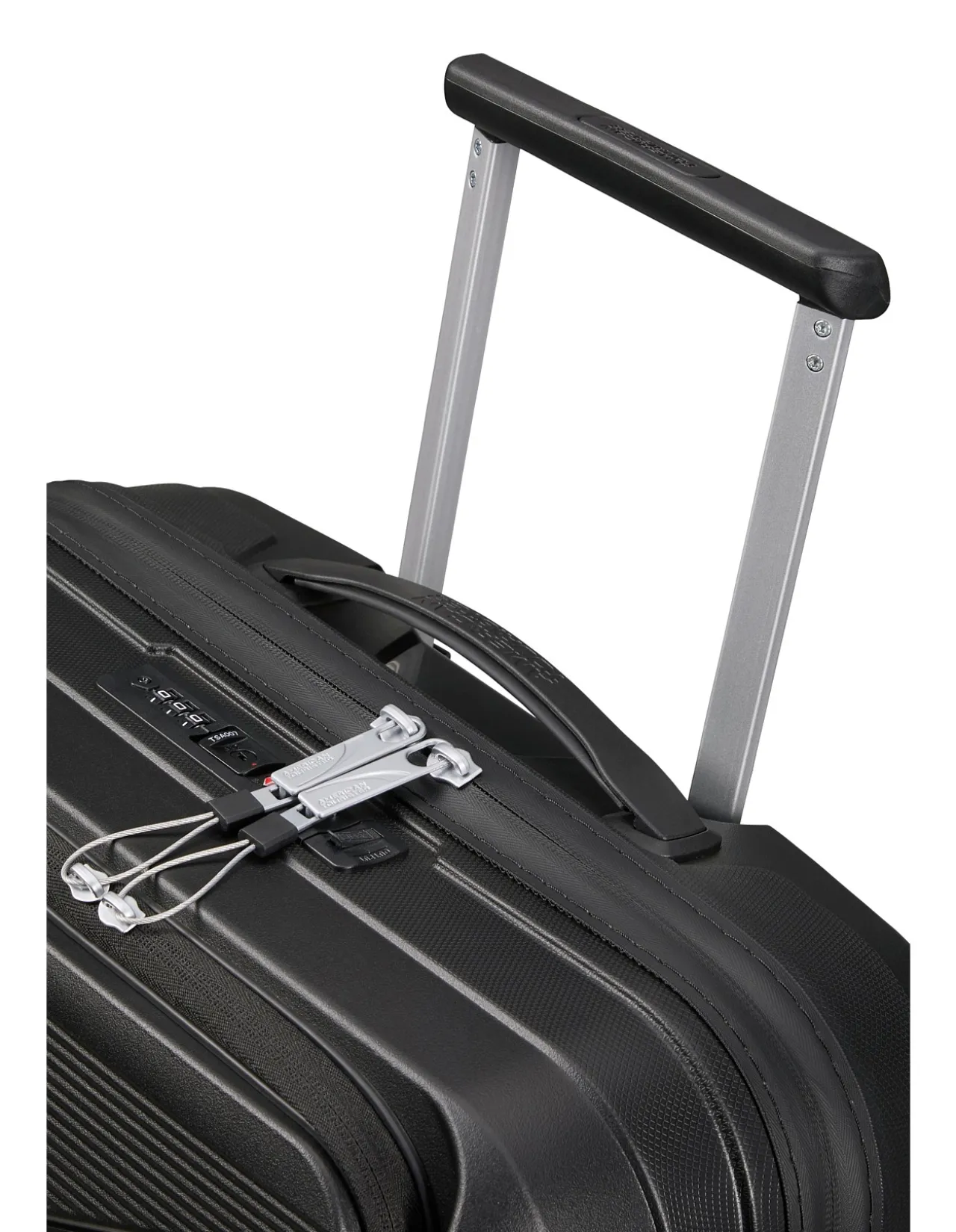 AIRCONIC 55CM FRONT 15.6" LAPTOP POCKET SUITCASE BLACK