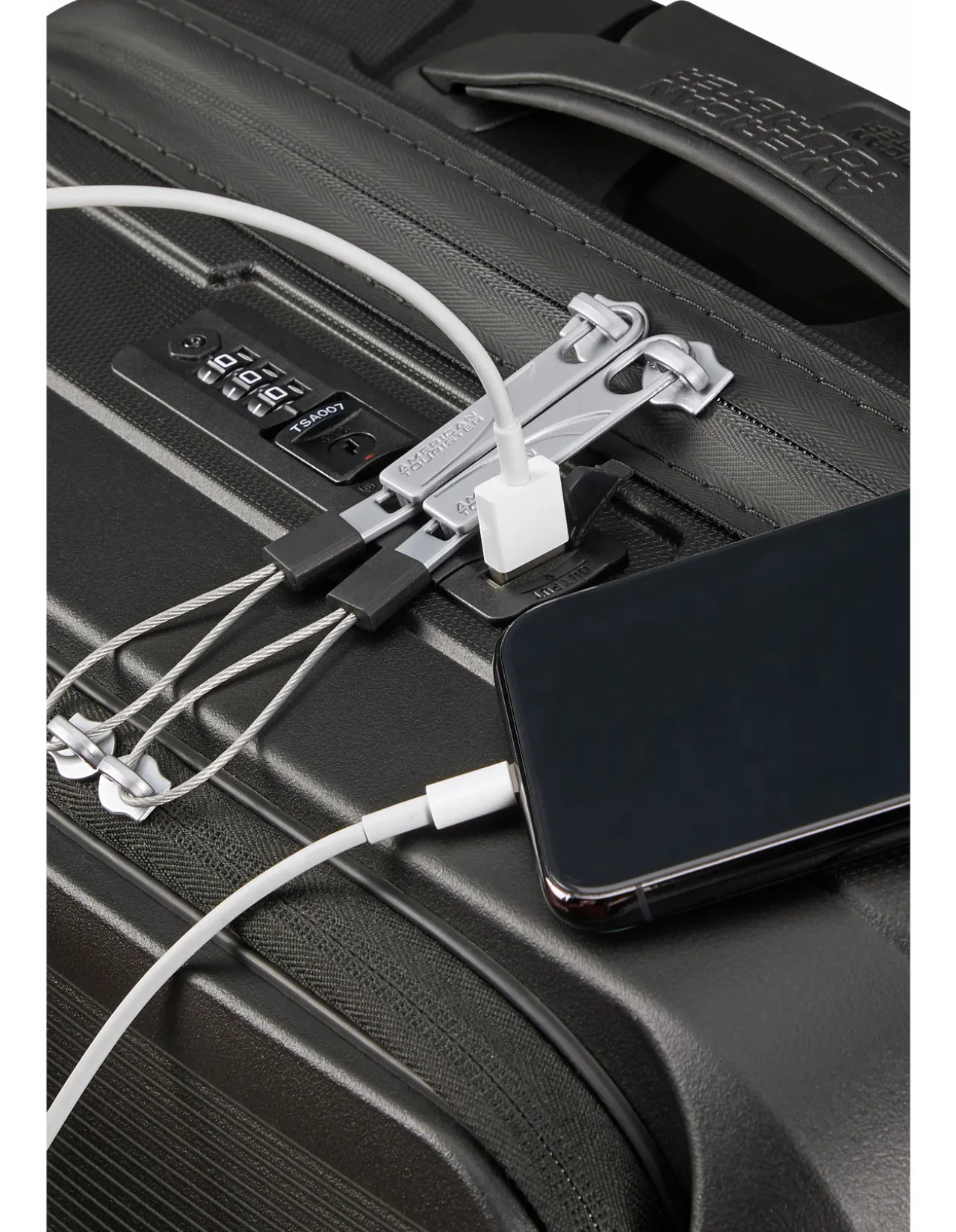 AIRCONIC 55CM FRONT 15.6" LAPTOP POCKET SUITCASE BLACK
