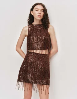 Aire Sequin Skirt