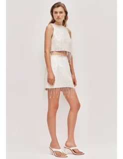 Aire Sequin Top