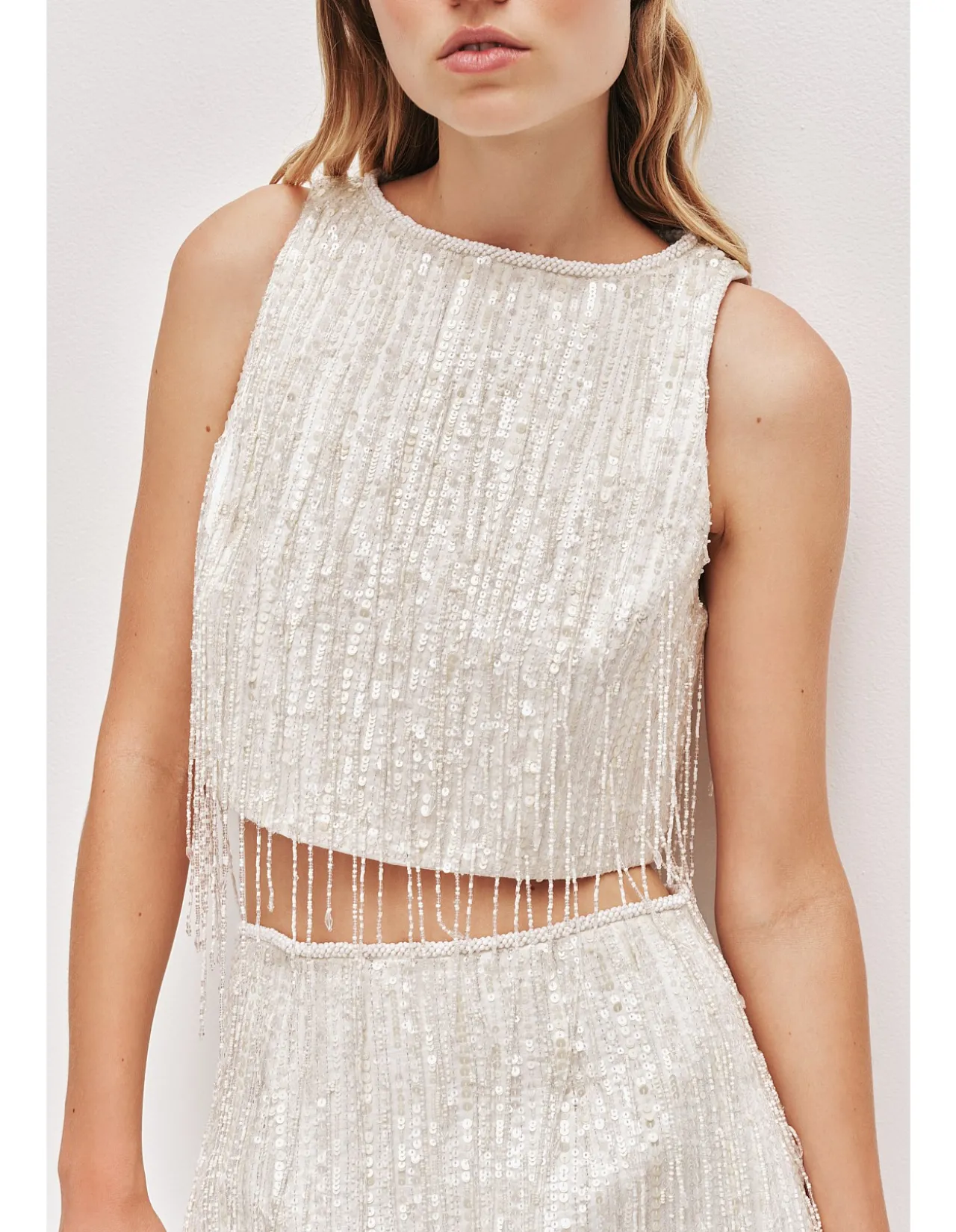 Aire Sequin Top