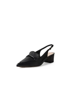 Airo Pointed Slingback Block Heel Loafers