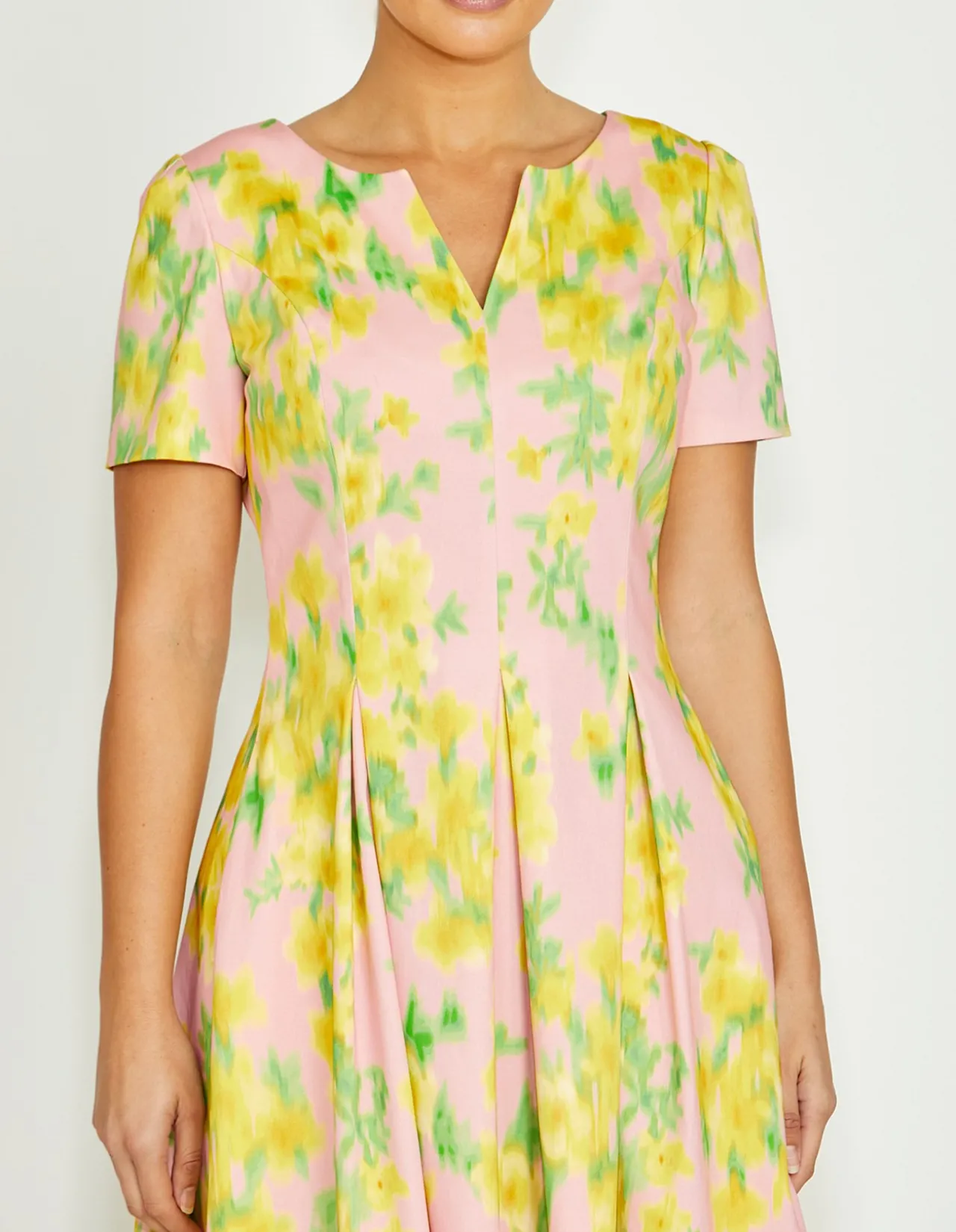 ALESSANDRA PINK FLORAL DRESS