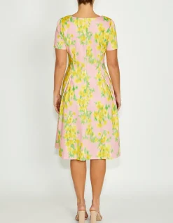 ALESSANDRA PINK FLORAL DRESS