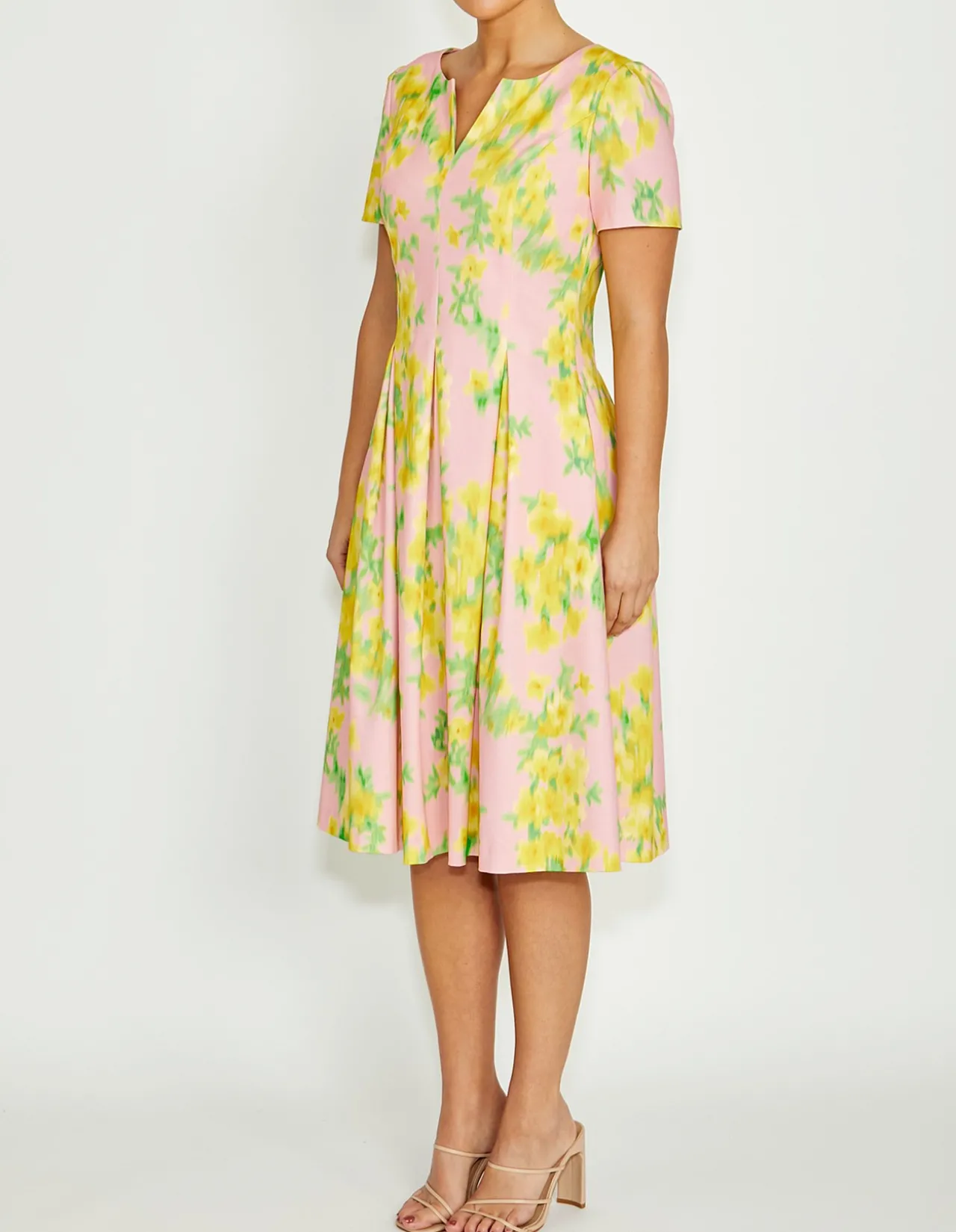 ALESSANDRA PINK FLORAL DRESS