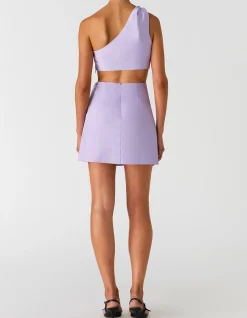 ALETHIA SATIN MINI DRESS