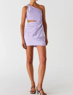 ALETHIA SATIN MINI DRESS
