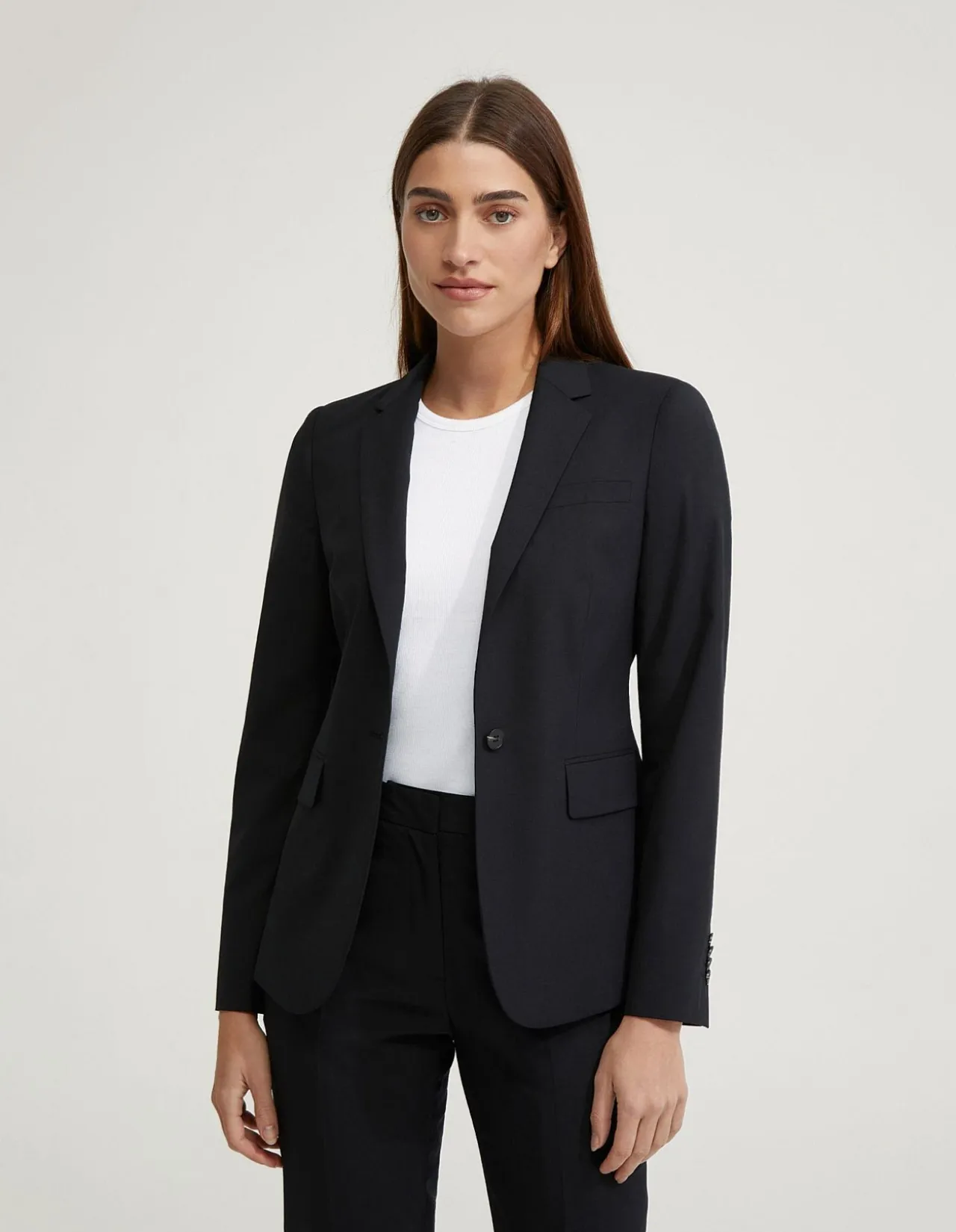 ALEXA WOOL STRETCH SUIT JACKET