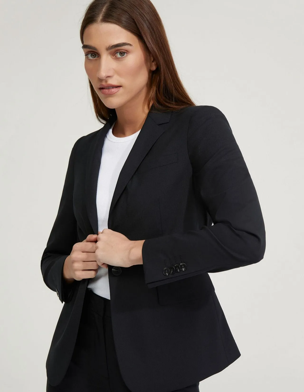 ALEXA WOOL STRETCH SUIT JACKET