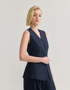 ALICE CHECKED WAISTCOAT
