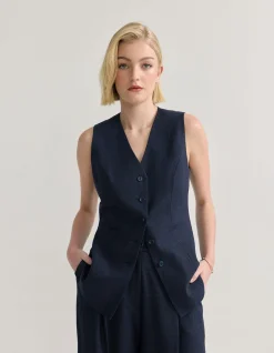 ALICE CHECKED WAISTCOAT