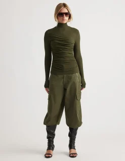 ALICIA HIGH NECK LONG SLEEVE