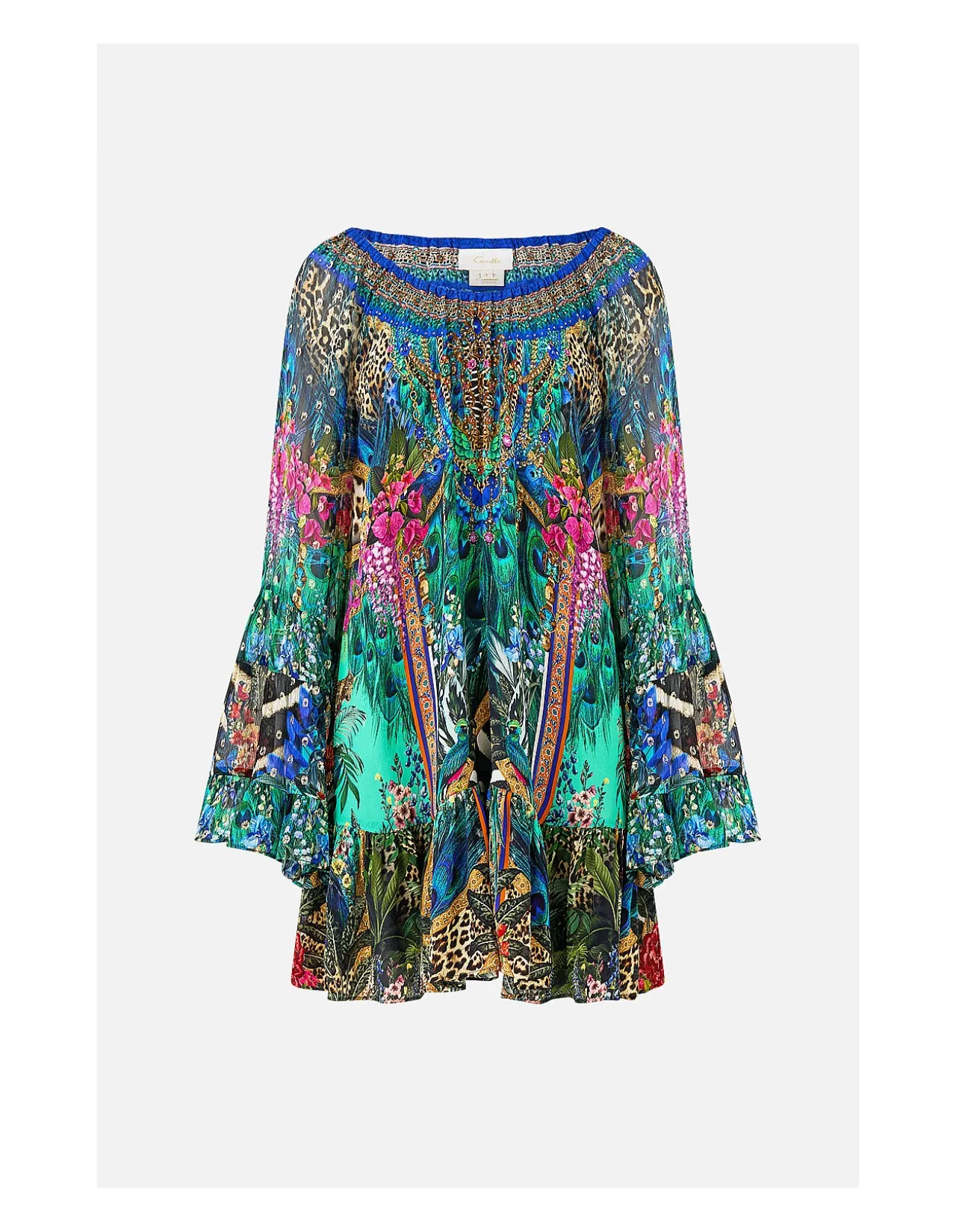 A-LINE FRILL DRESS
