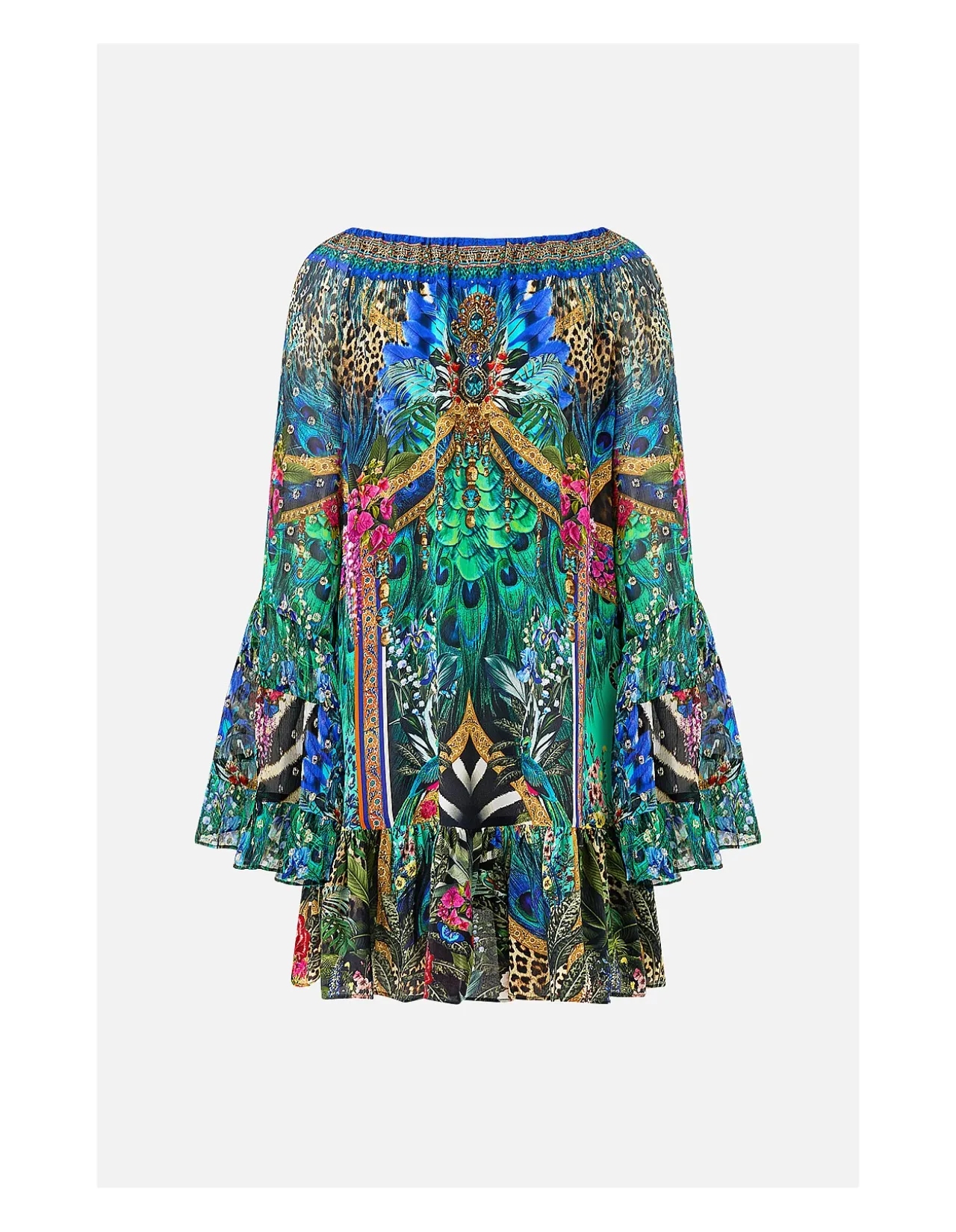 A-LINE FRILL DRESS