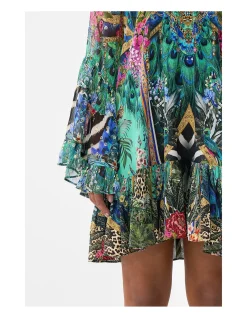 A-LINE FRILL DRESS