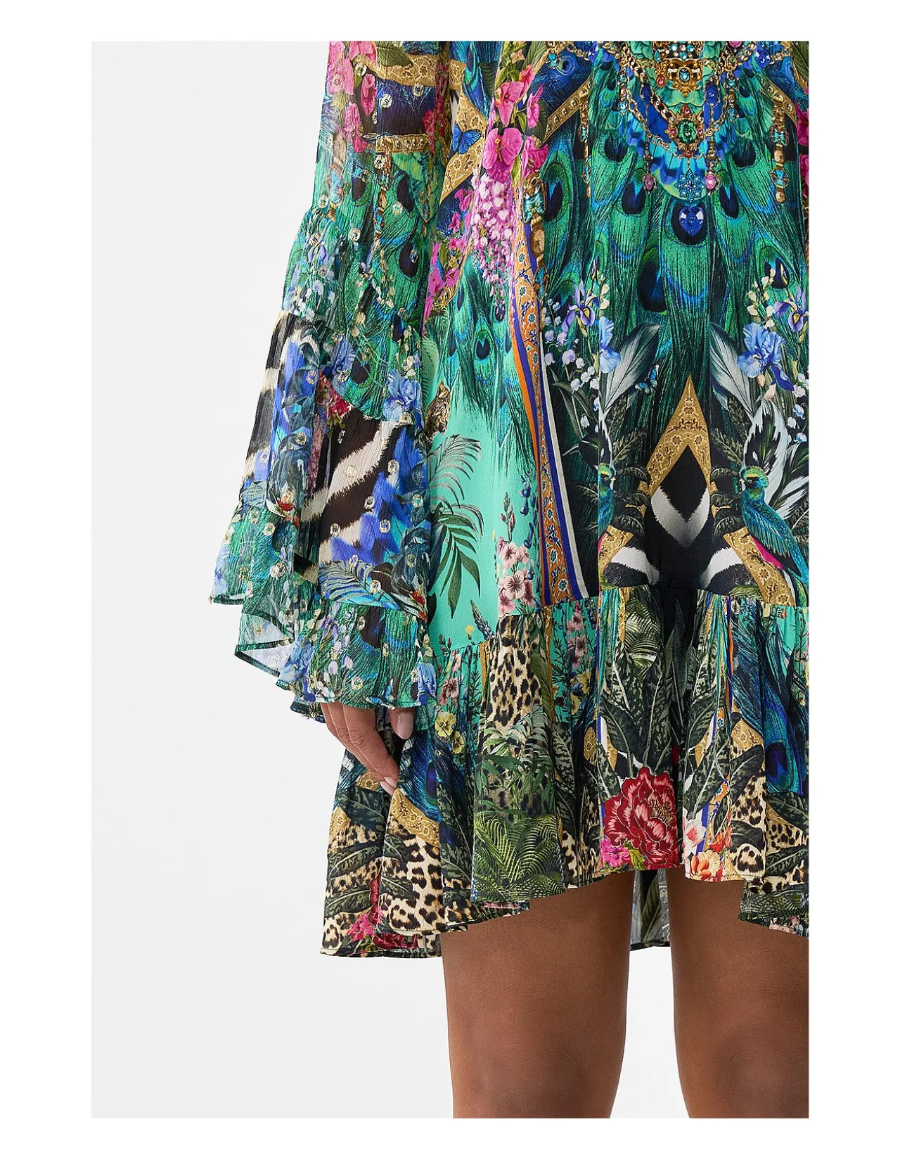 A-LINE FRILL DRESS