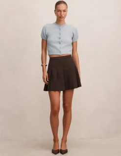 ALISHA PLEATED MINI SKIRT