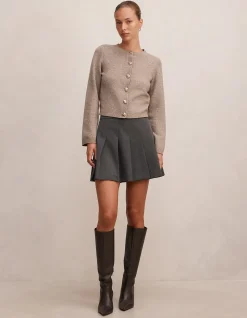 ALISHA PLEATED MINI SKIRT
