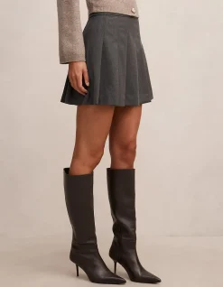ALISHA PLEATED MINI SKIRT