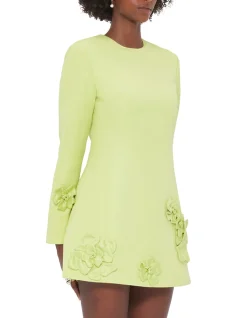 Aliza Long Sleeve Petal Mini Dress