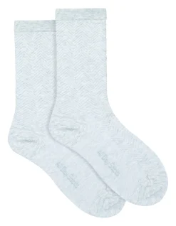 All Day Premium Fine Chevron Crew Socks