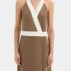 Almara Wrap Halter Dress