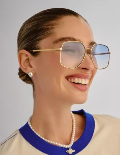 ALTAIR GOLD / HAVANA AVIATOR SUNGLASSES