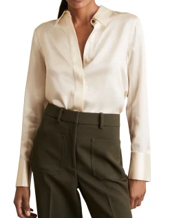 Ameira Silk Satin Shirt