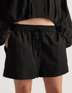 AMELIA LINEN BLEND SHORT