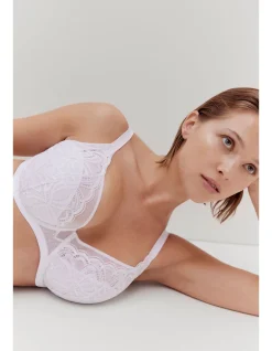 Amelia Lace Natural Lift Wired Full Cup Bra (F+)