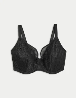 Amelia Lace Natural Lift Wired Full Cup Bra (F+)