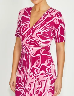 AMELIA WATERLINE JERSEY DRESS