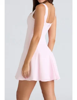 AMELIE BALLERINA PANELLED MINI DRESS