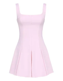 AMELIE BALLERINA PANELLED MINI DRESS