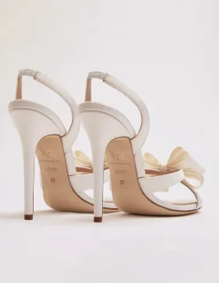 AMELIE SATIN SLINGBACK PUMP 105